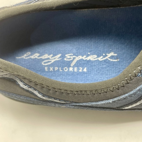 Easy Spirit Slip-On Sneakers Womens 7 1/2 Gray 7.2.5:L.10.6 - Picture 10 of 13